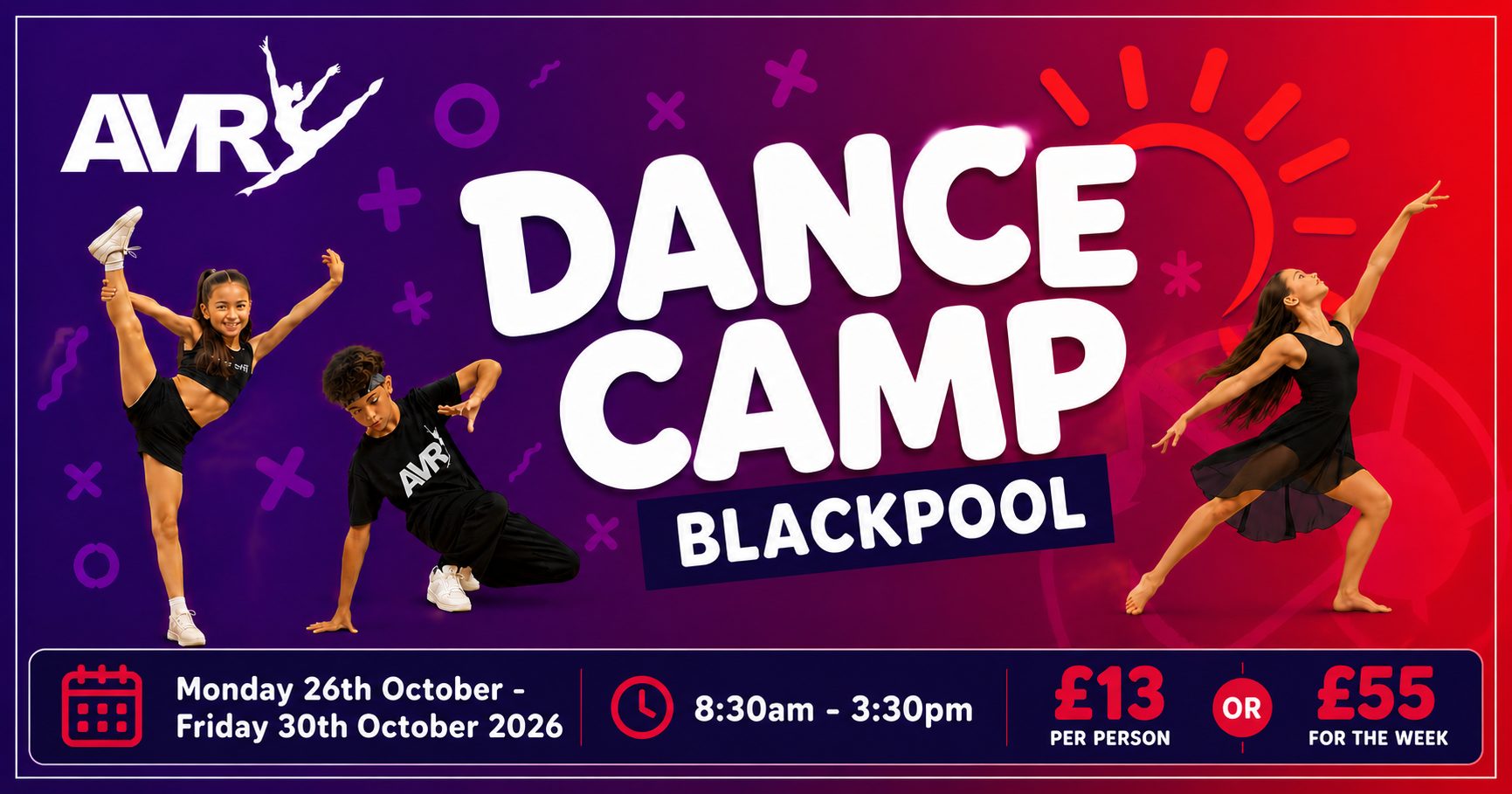 AVR Dance Camp Blackpool dancers performing